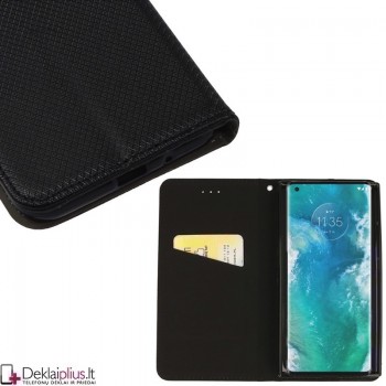 Telone smart magnet serijos atverčiamas dėklas - juodas (EDGE PLUS) Telone smart magnet serijos atverčiamas dėklas - juodas (EDGE PLUS)